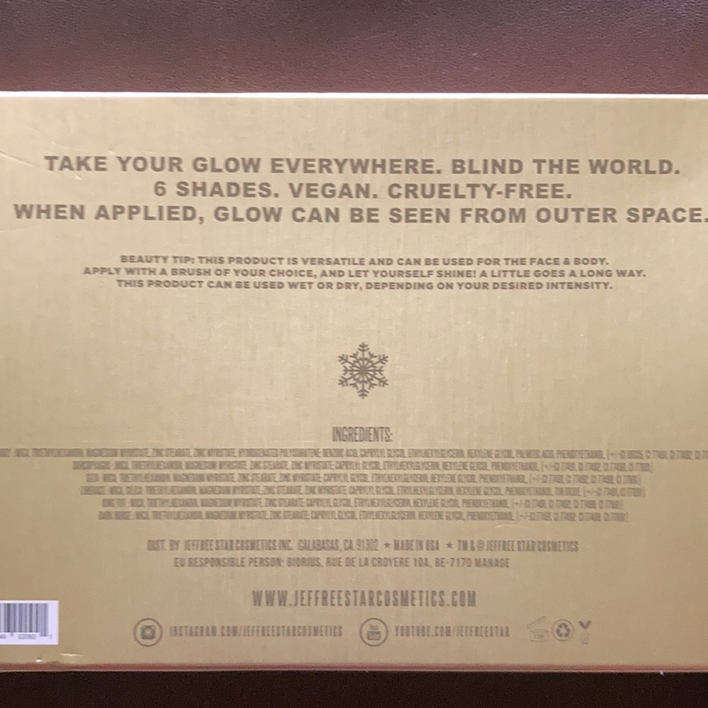 Brand New Jeffree Star Cosmetics 24k palette - Picture 5 of 5